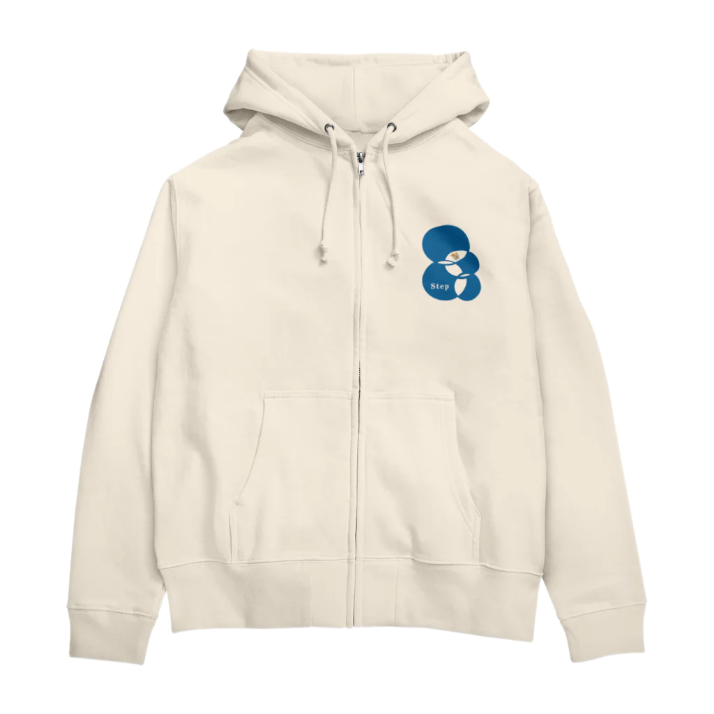 aiueoneko358のStep Zip Hoodie