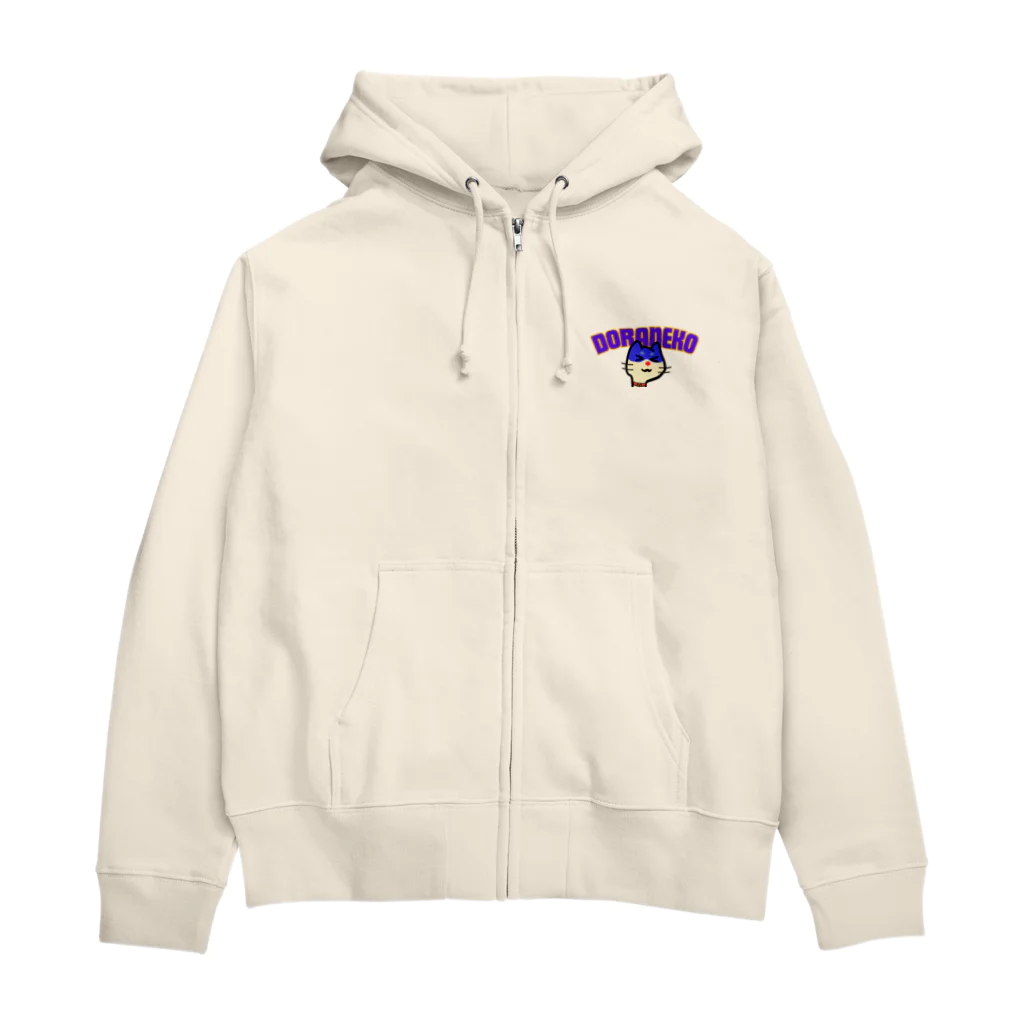 DORAZUKI / ドラズキ SHOPのドラネコパンクス　ロゴ入り Zip Hoodie