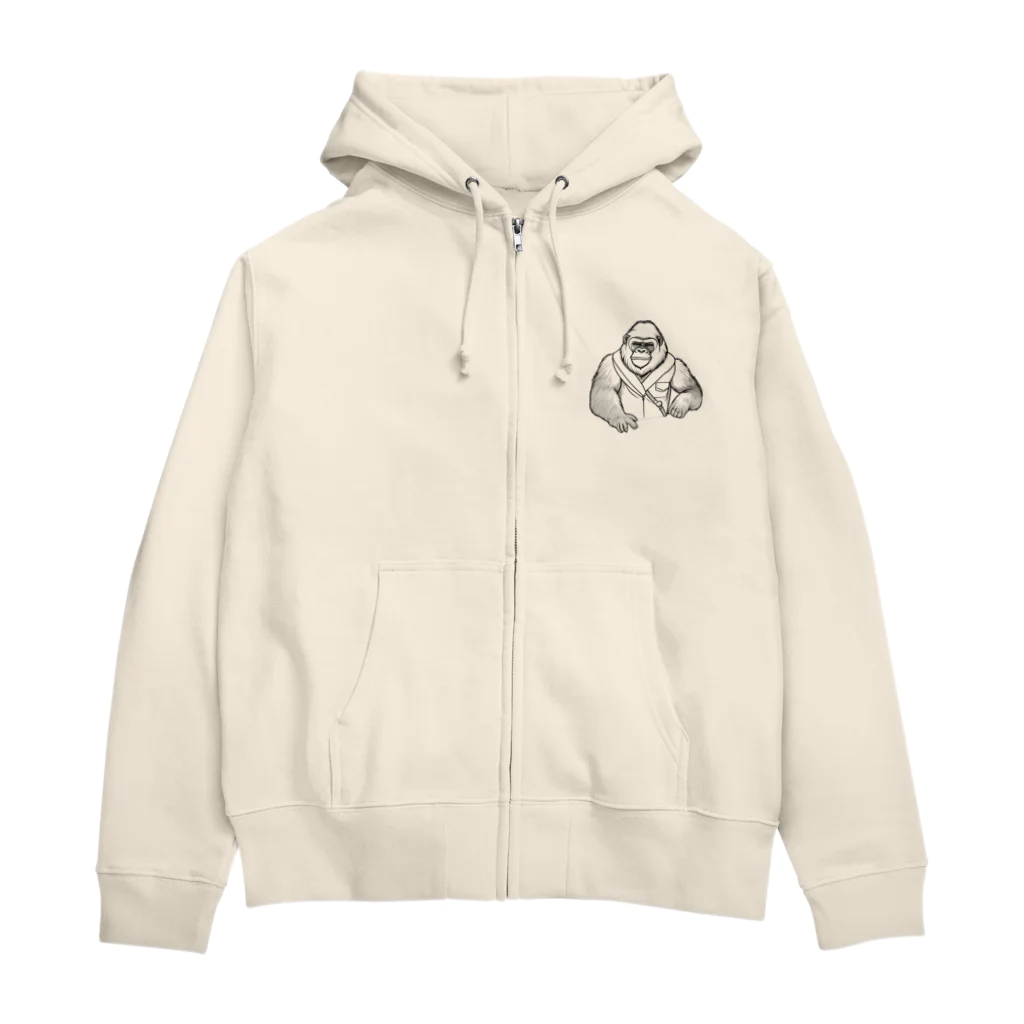 STTakuyaのゴリラタイチョー Zip Hoodie