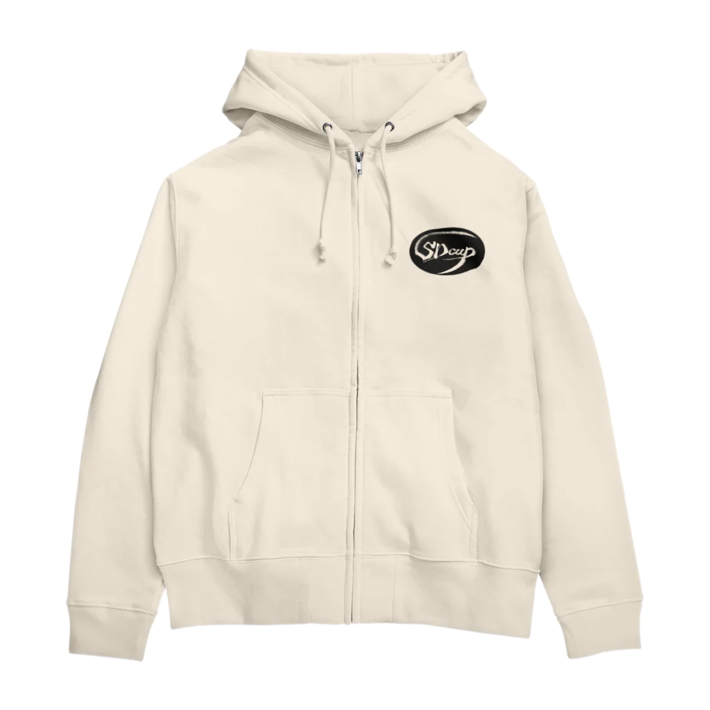 SDcup 公式グッズのSDcup公式ロゴ-黒- Zip Hoodie