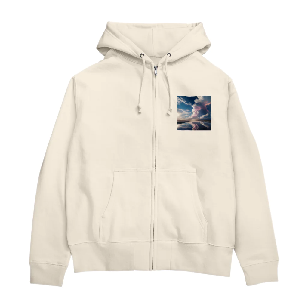 chan-takehaniの天空の鏡  Zip Hoodie