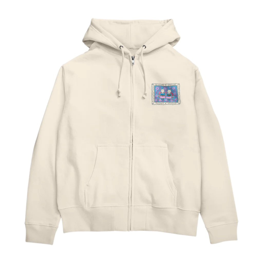 かとーゆーこの猫の子 Zip Hoodie