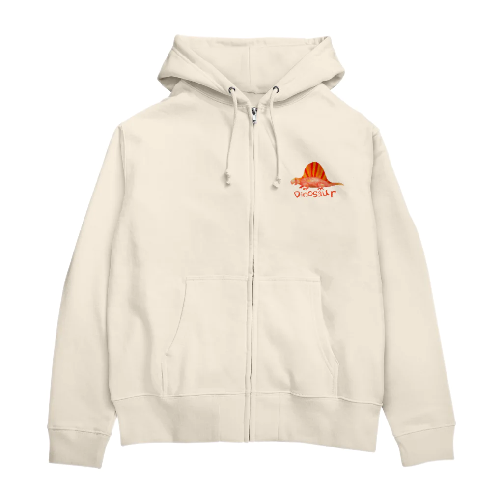 KOKaKのダイナソー４号 Zip Hoodie