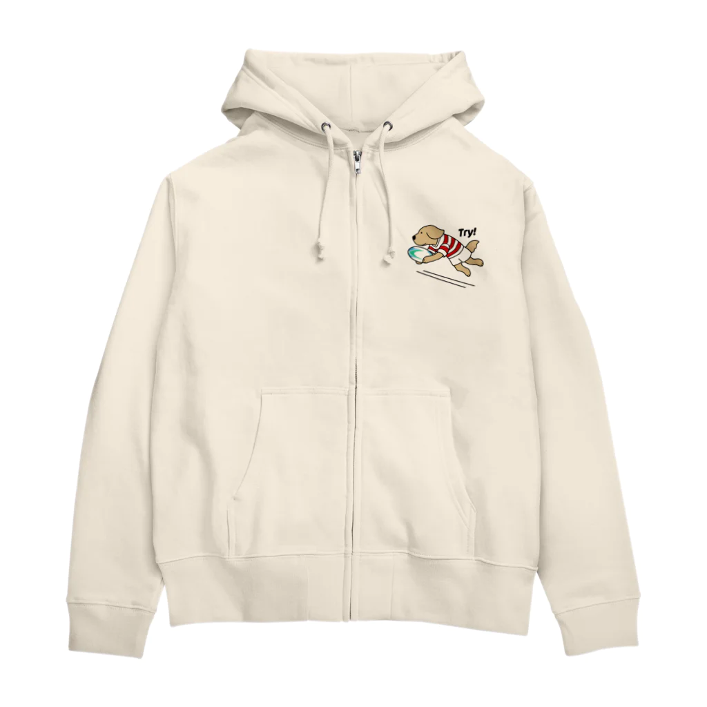 efrinmanのラグビー（両面） Zip Hoodie