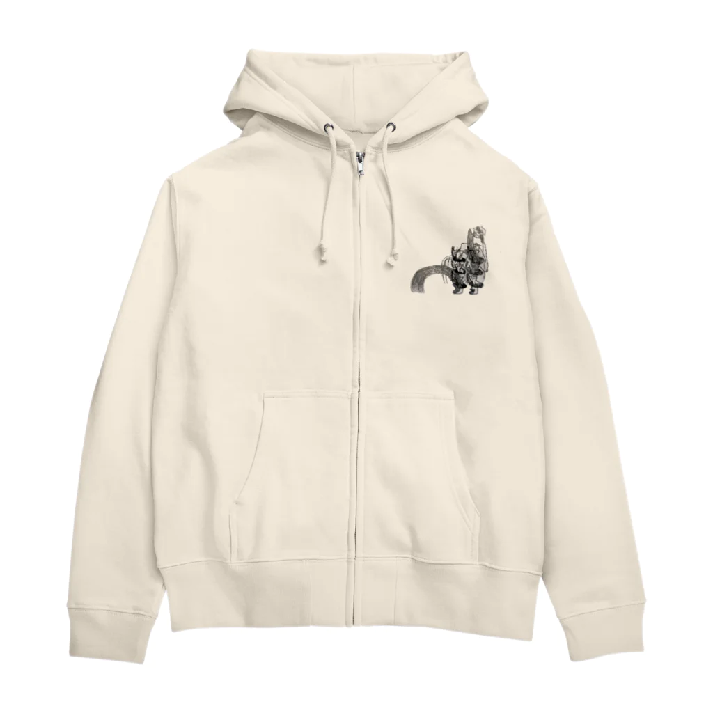 ふっかふっかひゅーんのるっかふか Zip Hoodie