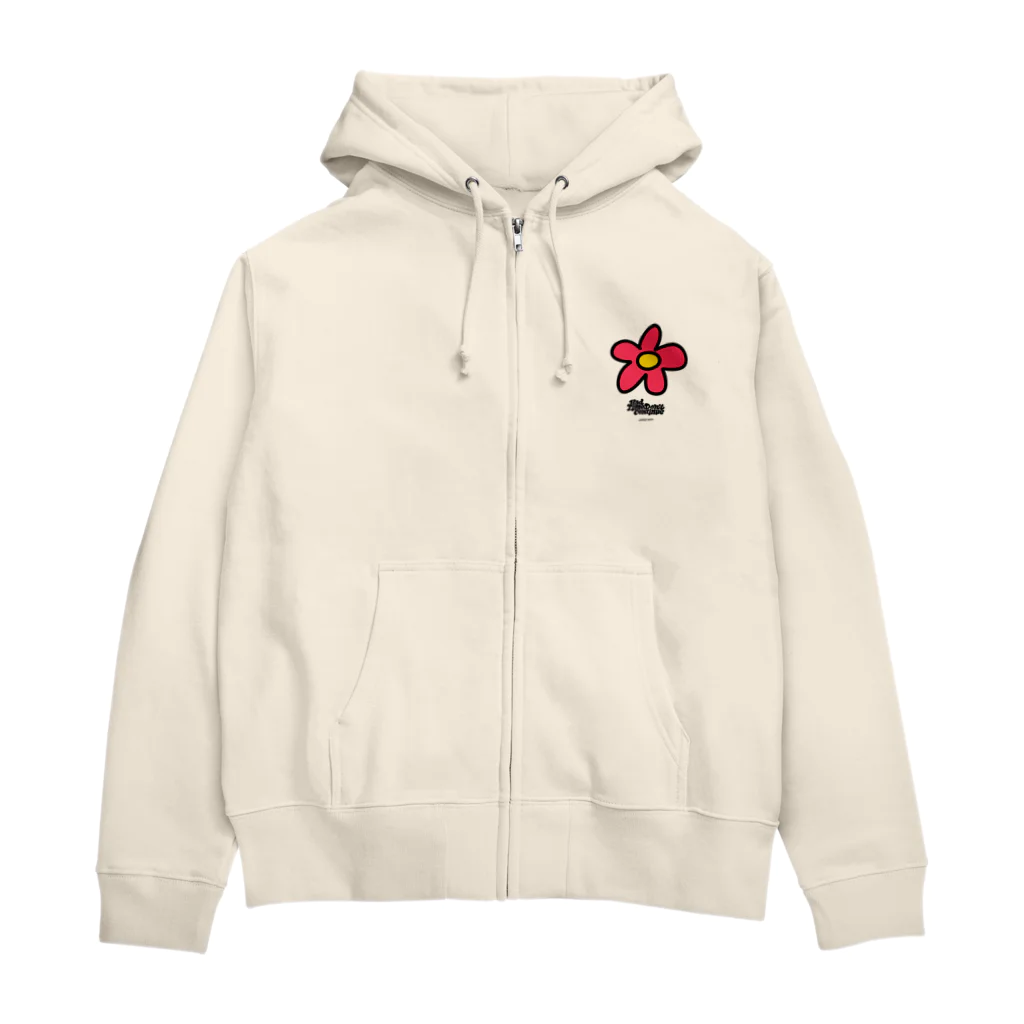 Bad Time,Don't Continueの Flower Zip Hoodie