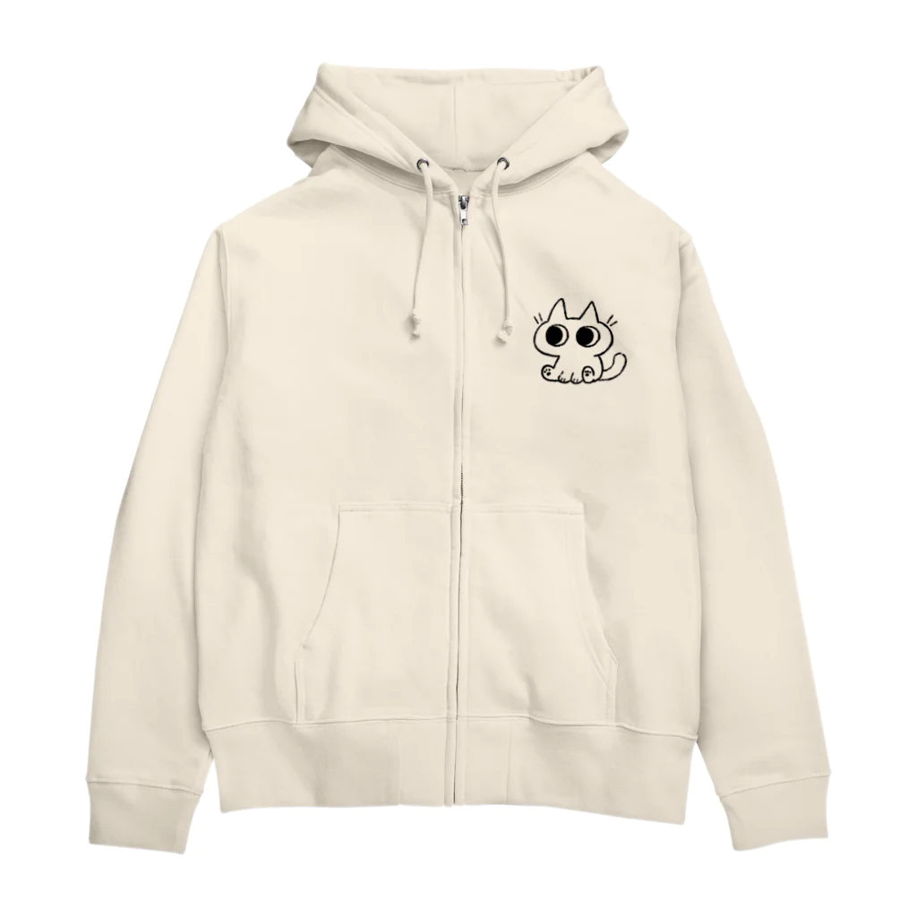 のべ子の全知全熊(文字なし) Zip Hoodie