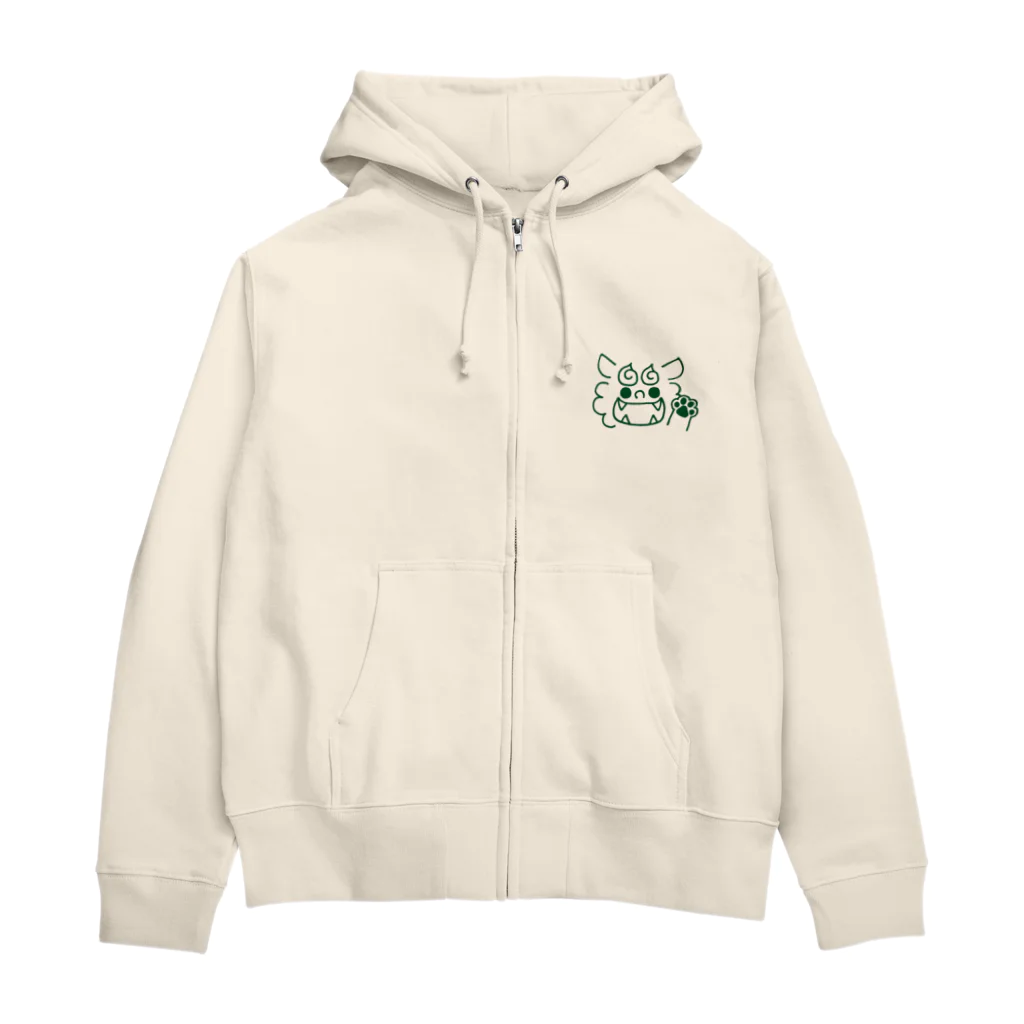 K02Uのおいっすしーさー(深みどり) Zip Hoodie