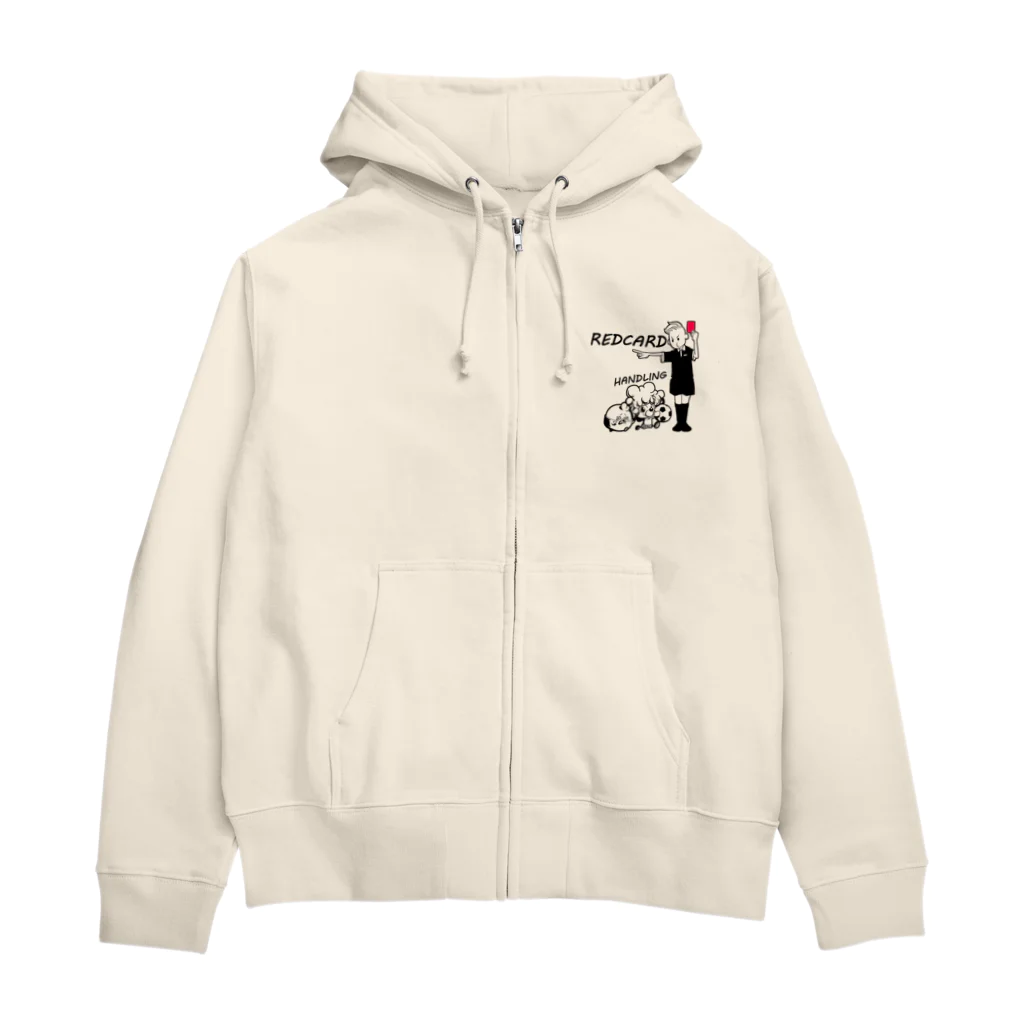 千田純生のレッドカードさん Zip Hoodie