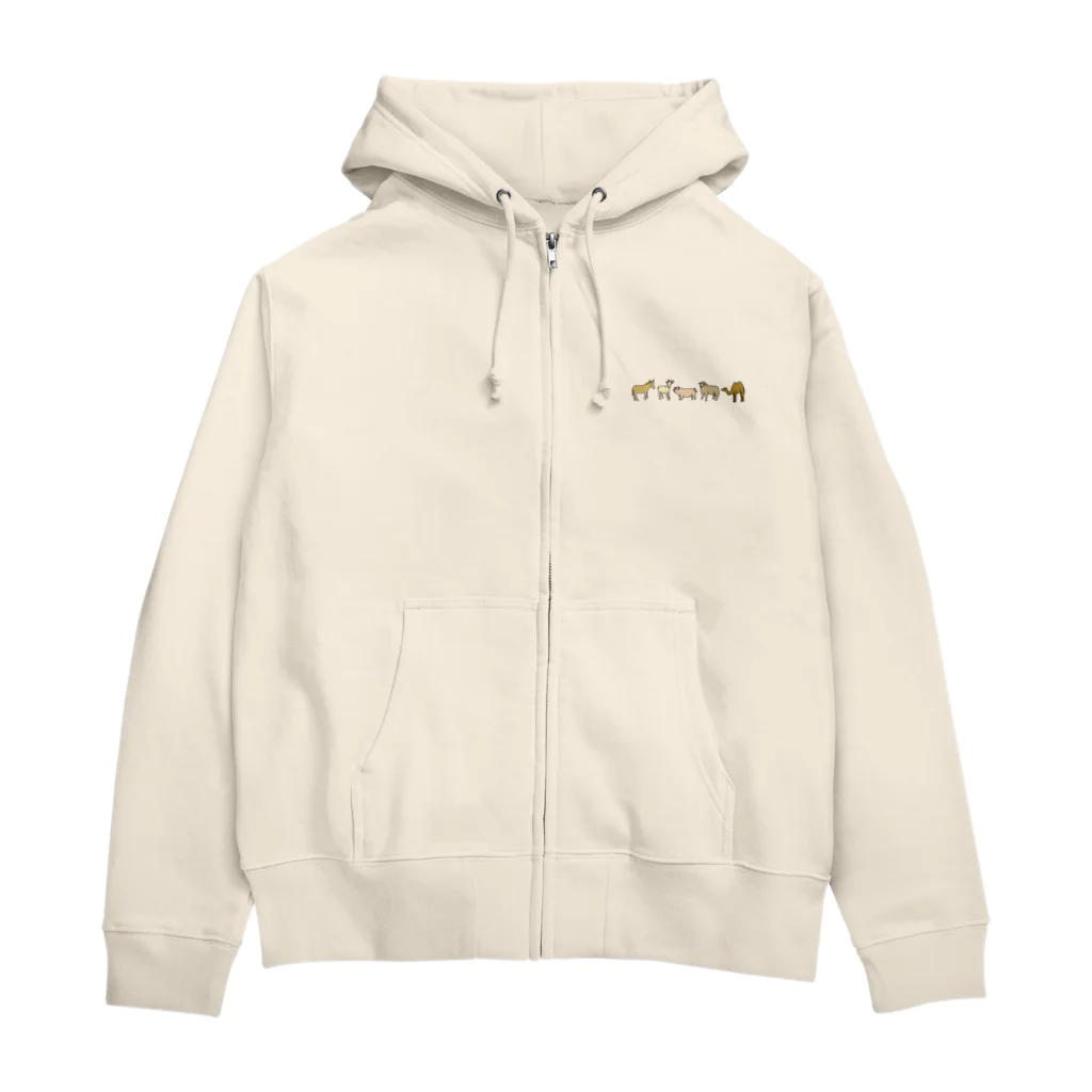 あにまるずのあにまるず Zip Hoodie