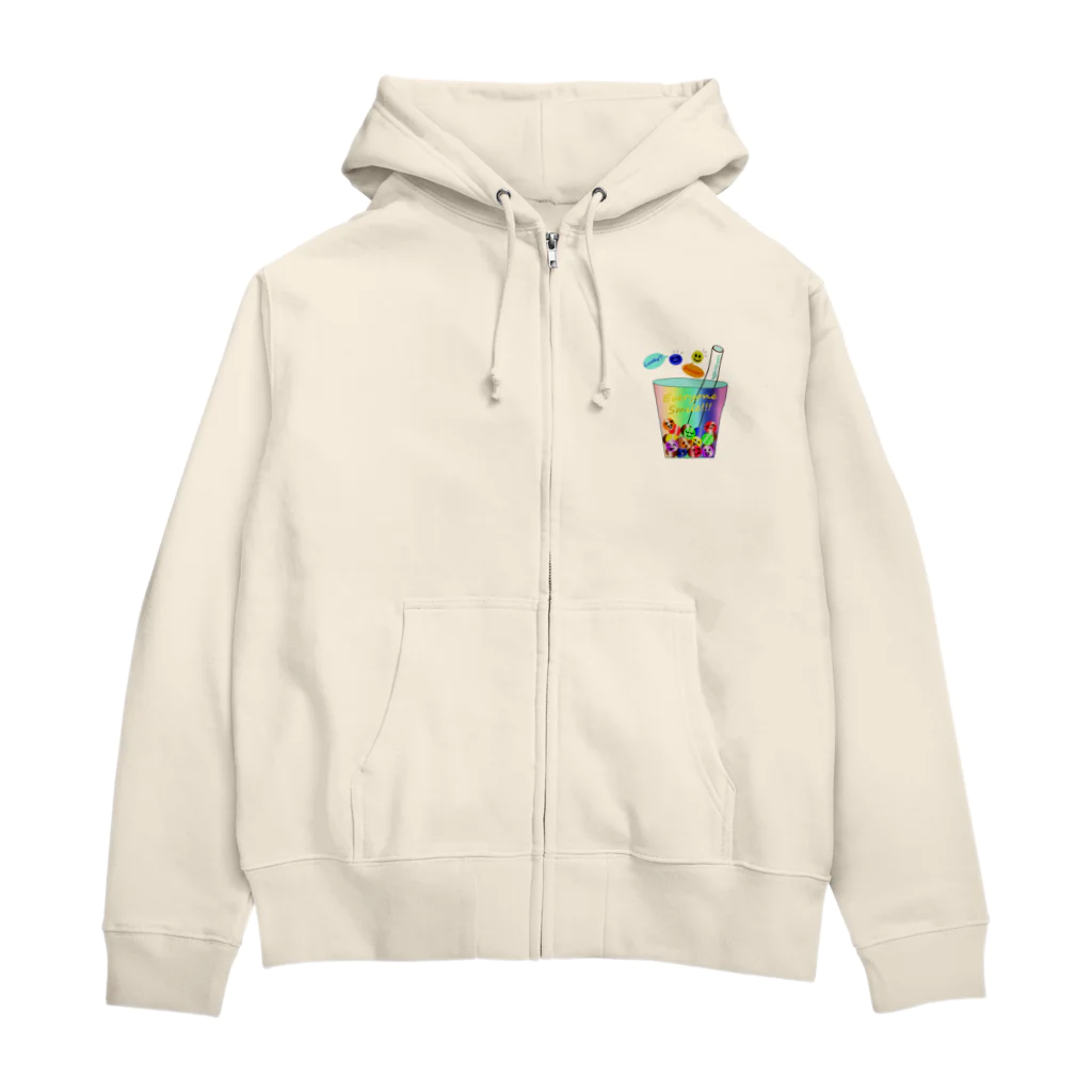 Yokokkoの店のTapioca Smile Zip Hoodie