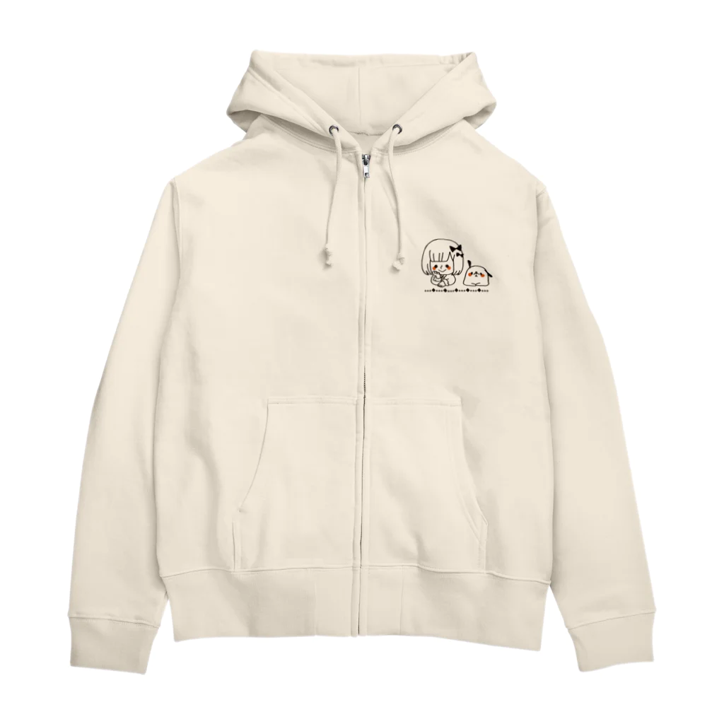 HANAE＊のぱつことぽち Zip Hoodie