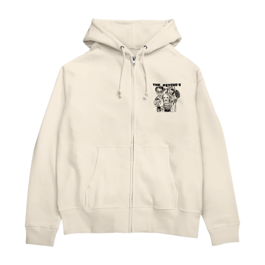 sukemon2000のTHE PSYCHO'S　Aパターン Zip Hoodie