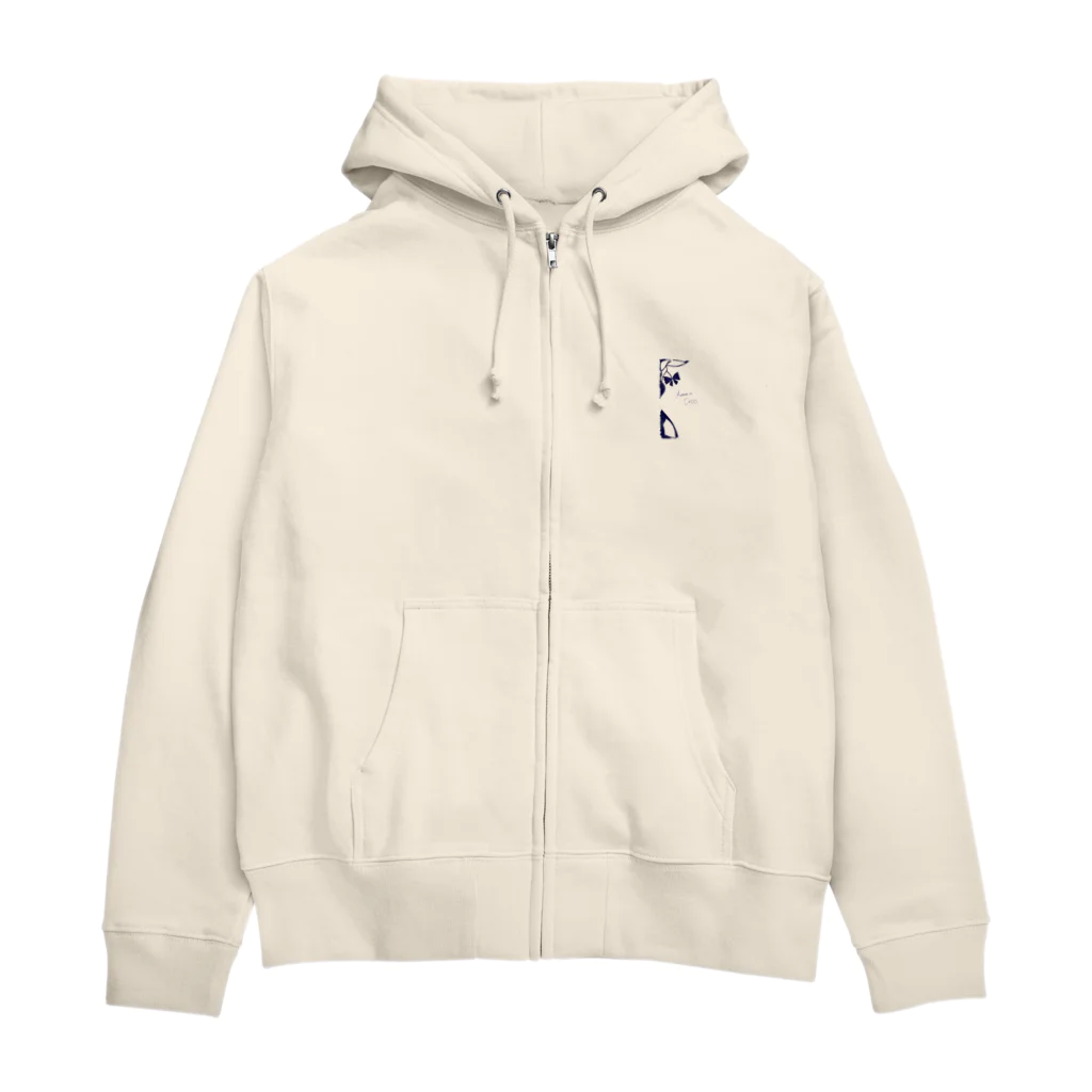 あみめのサーカスのほどけた編み目 Zip Hoodie