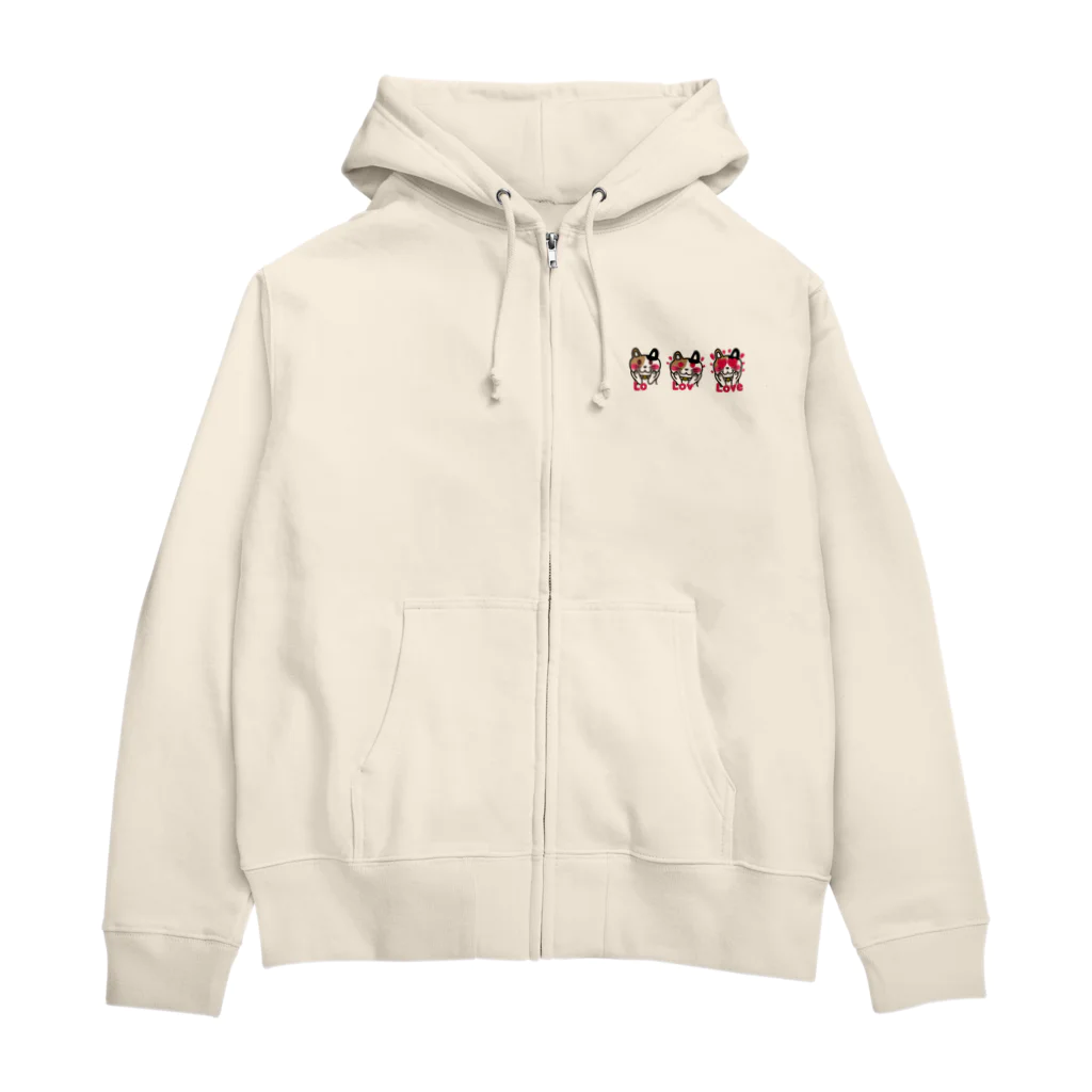 キッズモード某のねこLove Zip Hoodie