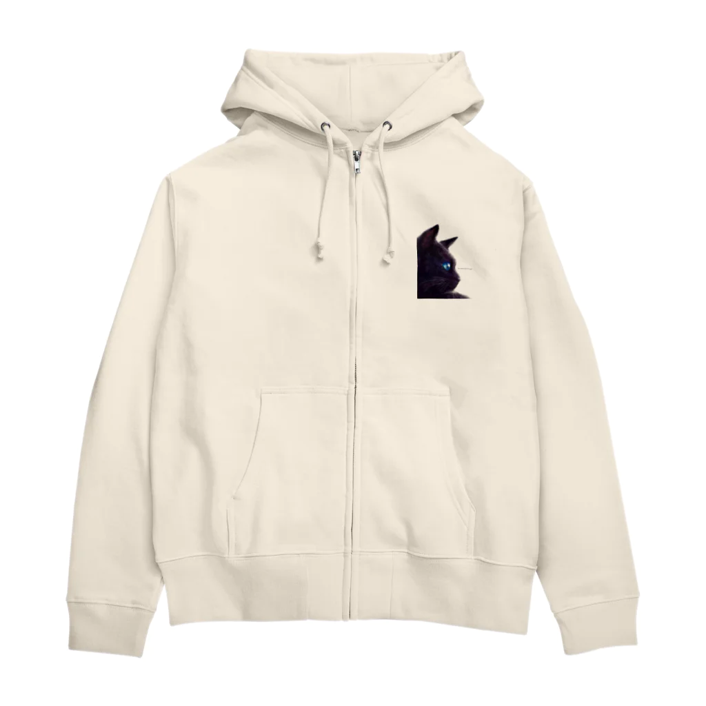 お天気ふたご＊にじいろKaoのsorairoねこ（joyfull) Zip Hoodie