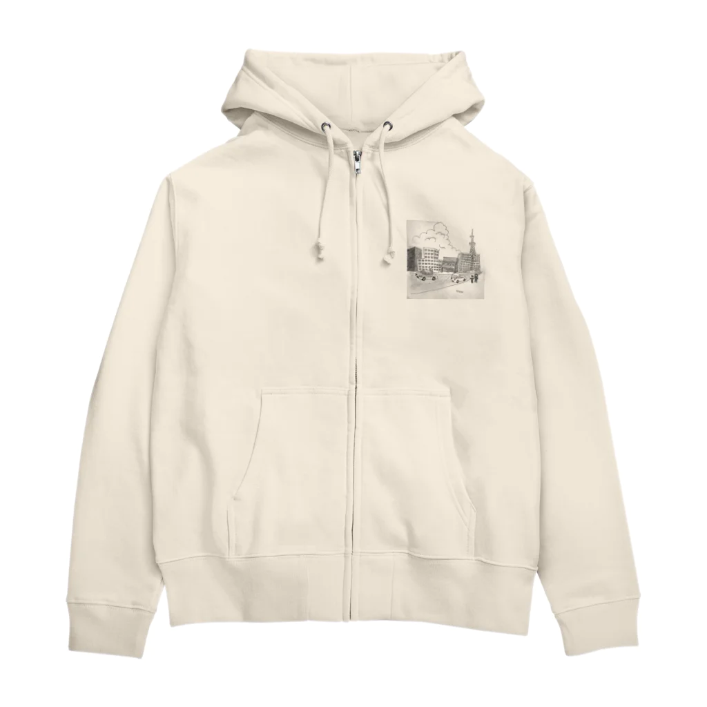 39Sのストリートピアノ Zip Hoodie