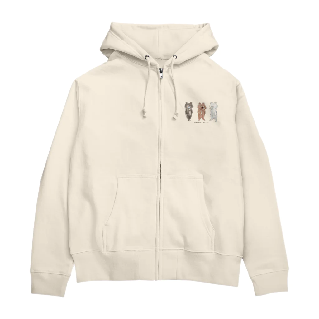 KANAE no Omiseのスリーピングベアーズ Zip Hoodie