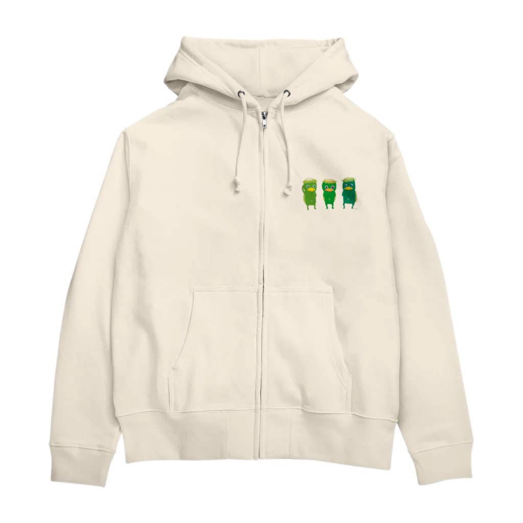 おばけ商店のおばけジップパーカー＜かっぱ会議＞ Zip Hoodie