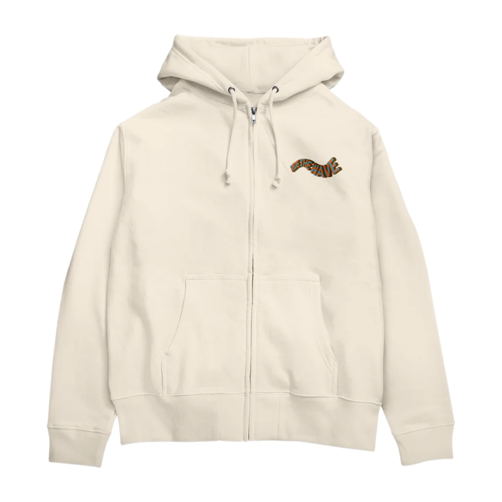 sandy-mのライドザウェーブ ヴィンテージ風 Zip Hoodie