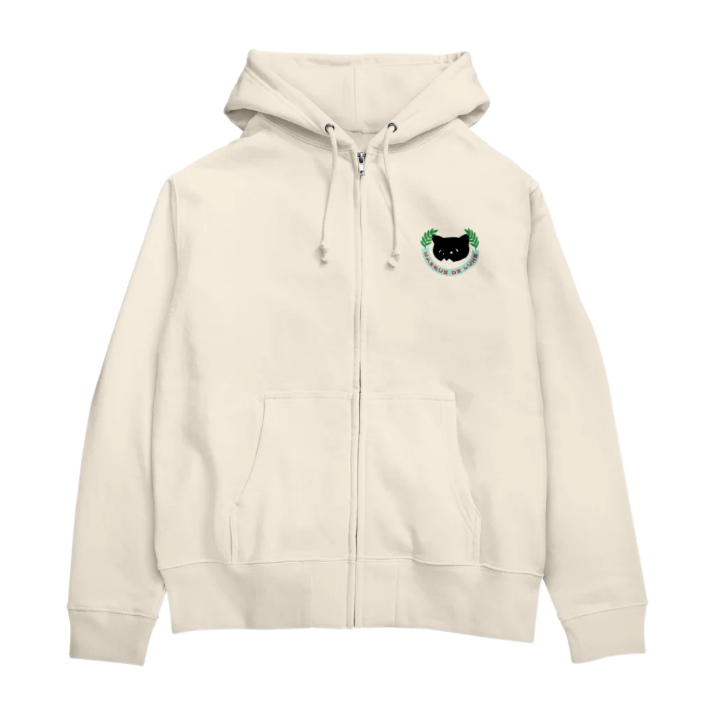 Masque de Lune (マスク･ド･リュンヌ)のマスクちゃんのエンブレム Zip Hoodie