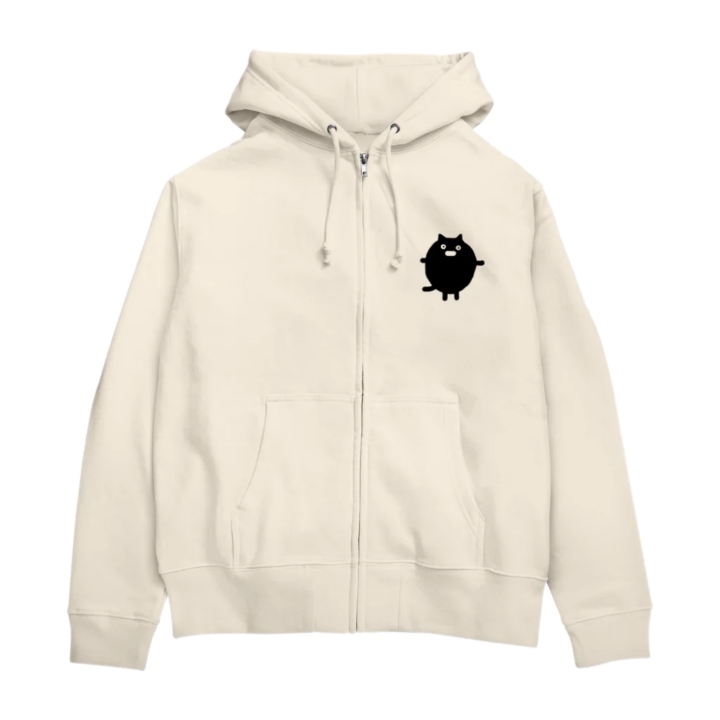 ぺろのおしごとのにゃいちゃん（ひかえめ） Zip Hoodie