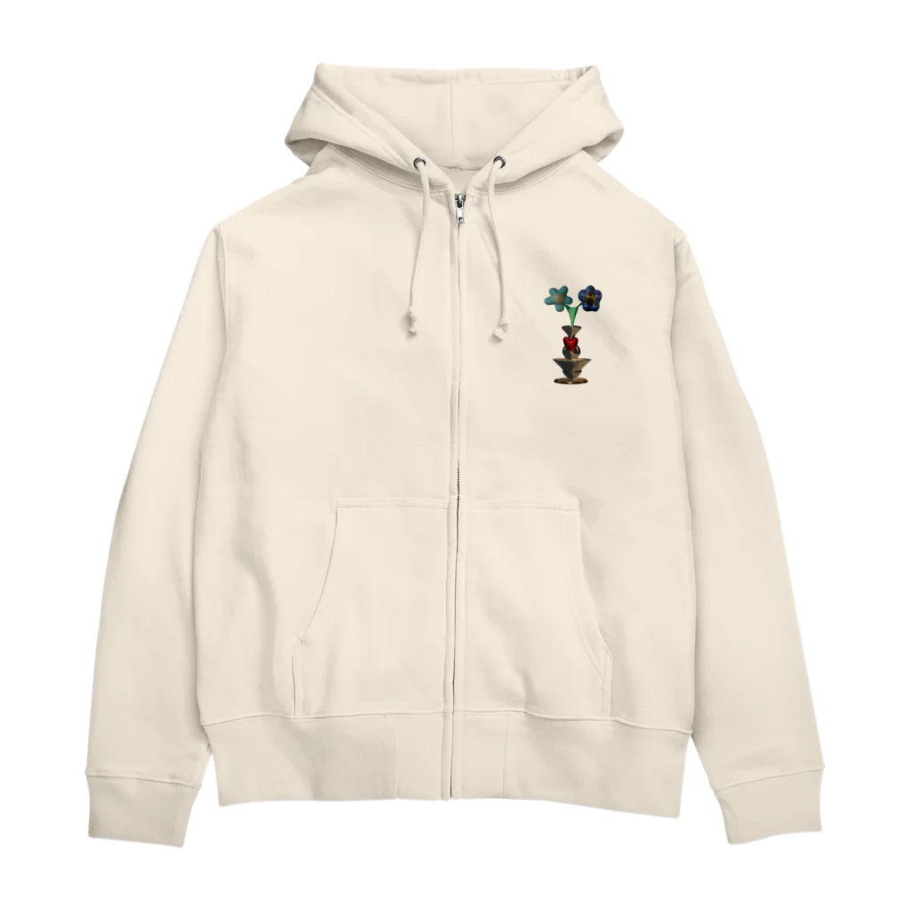 S2kun ハートくん SHOPのHeart-kun Zip Hoodie