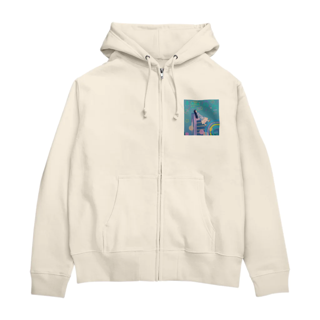 momo_emiのmomo_emi2021 秋 Zip Hoodie