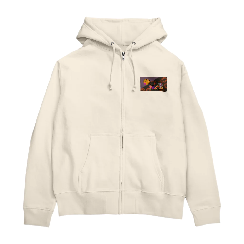 𝙈𝙊𝙈𝙊'𝙨 𝙎𝙝𝙤𝙥のHappy Halloween #05 Zip Hoodie