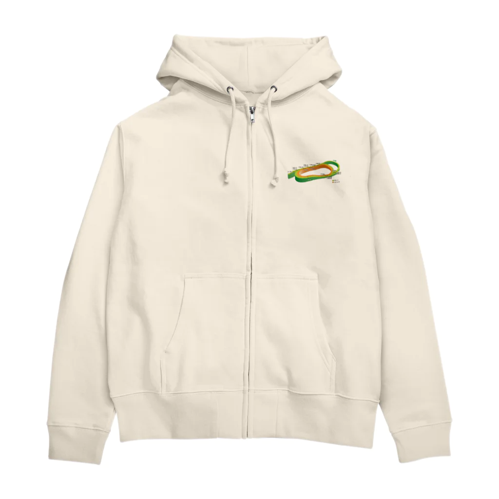 ポニーテールのはんしんけーばーじょー Zip Hoodie