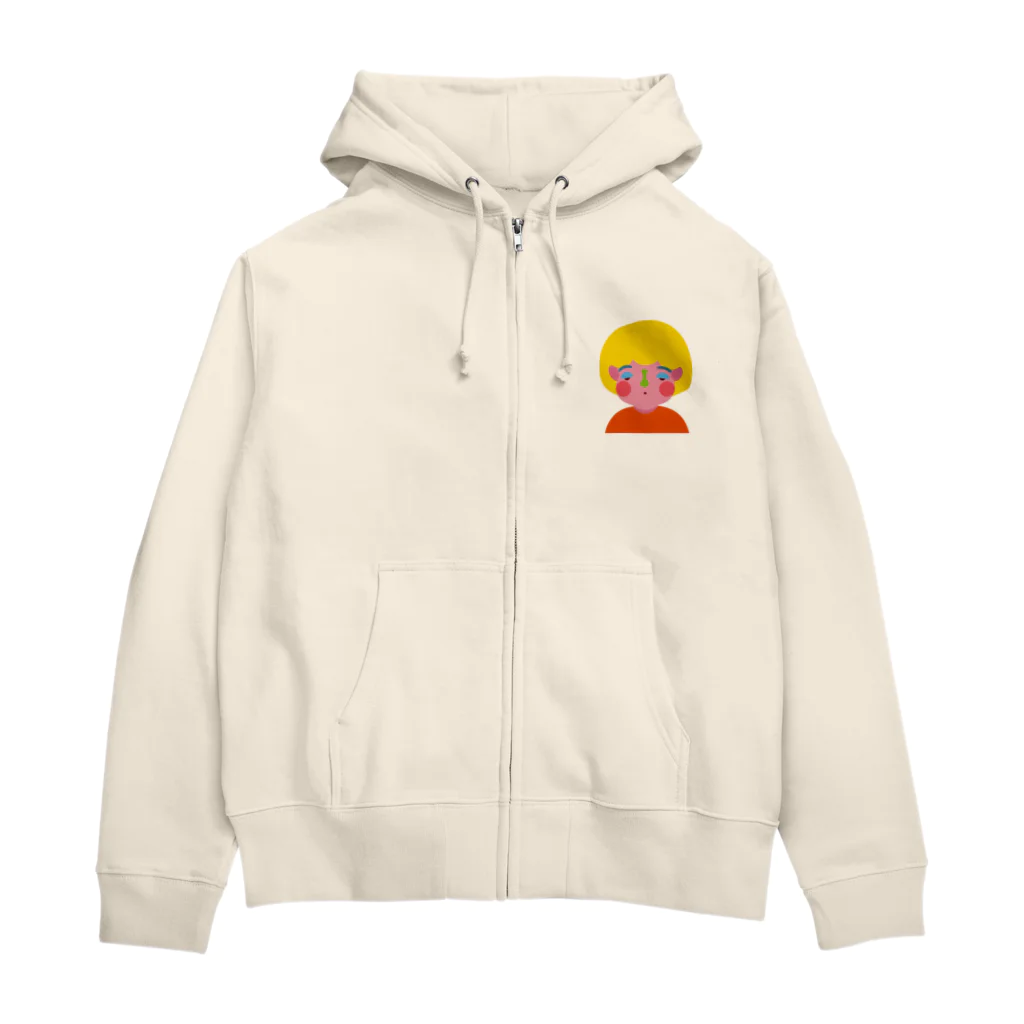 Hinaのぼけっとガール Zip Hoodie