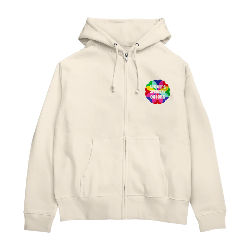 はちよんごの光の三原色（A） Zip Hoodie