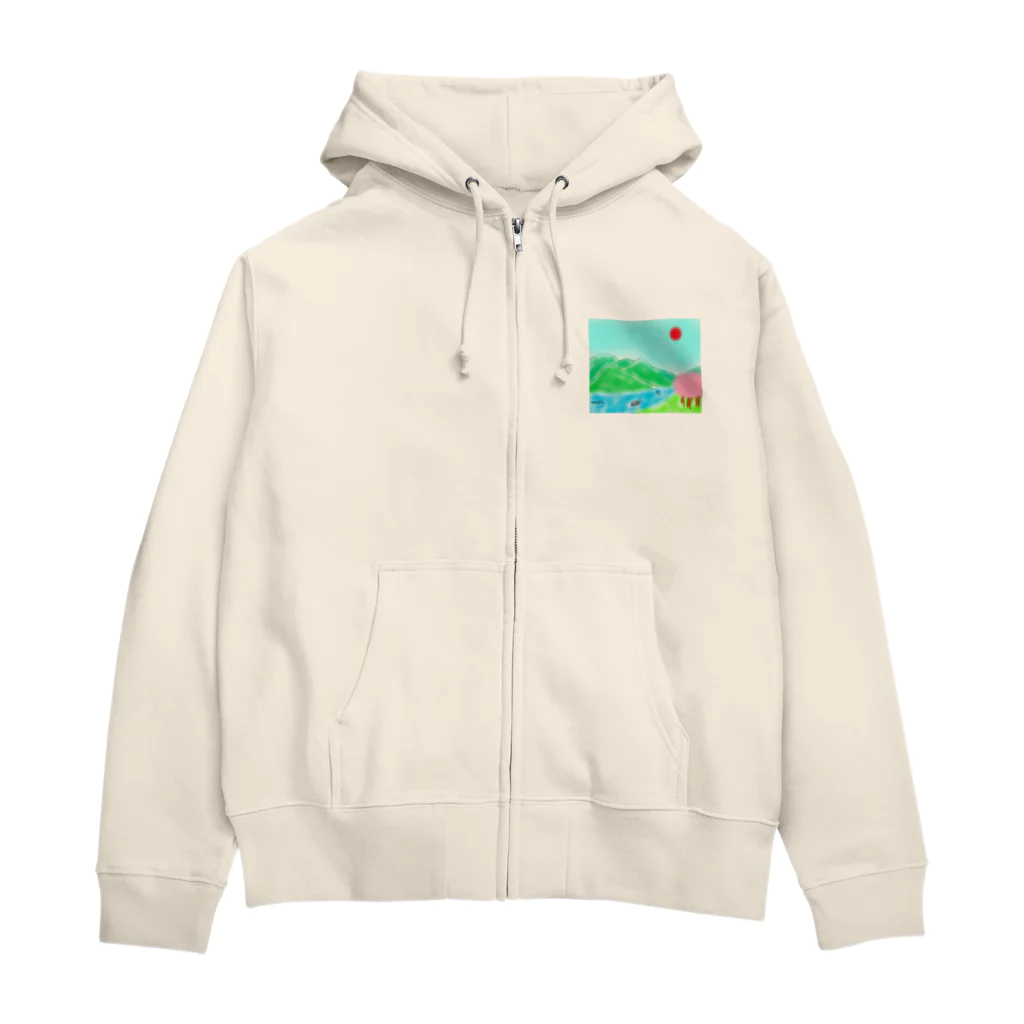 ゆるダルのゆる山 Zip Hoodie