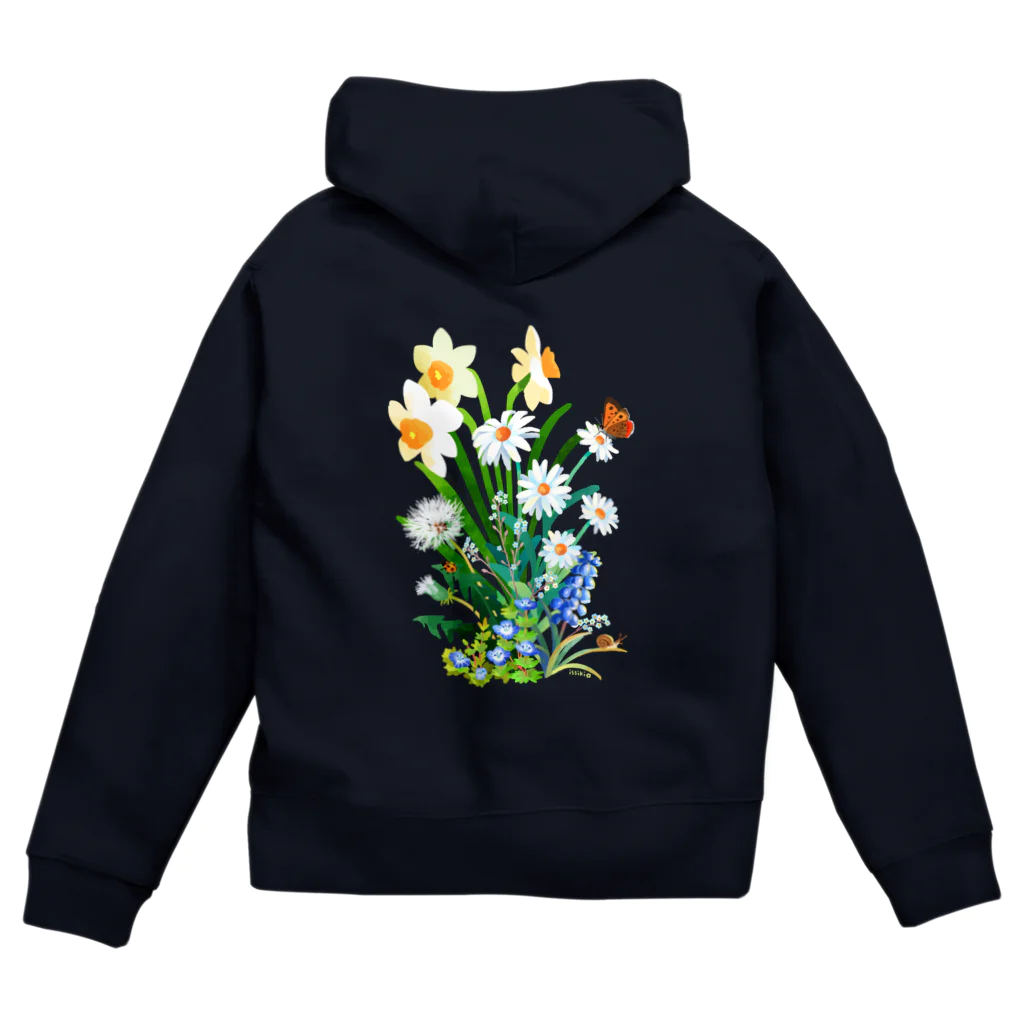 喫茶角砂糖の朝露の花畑 Zip Hoodie