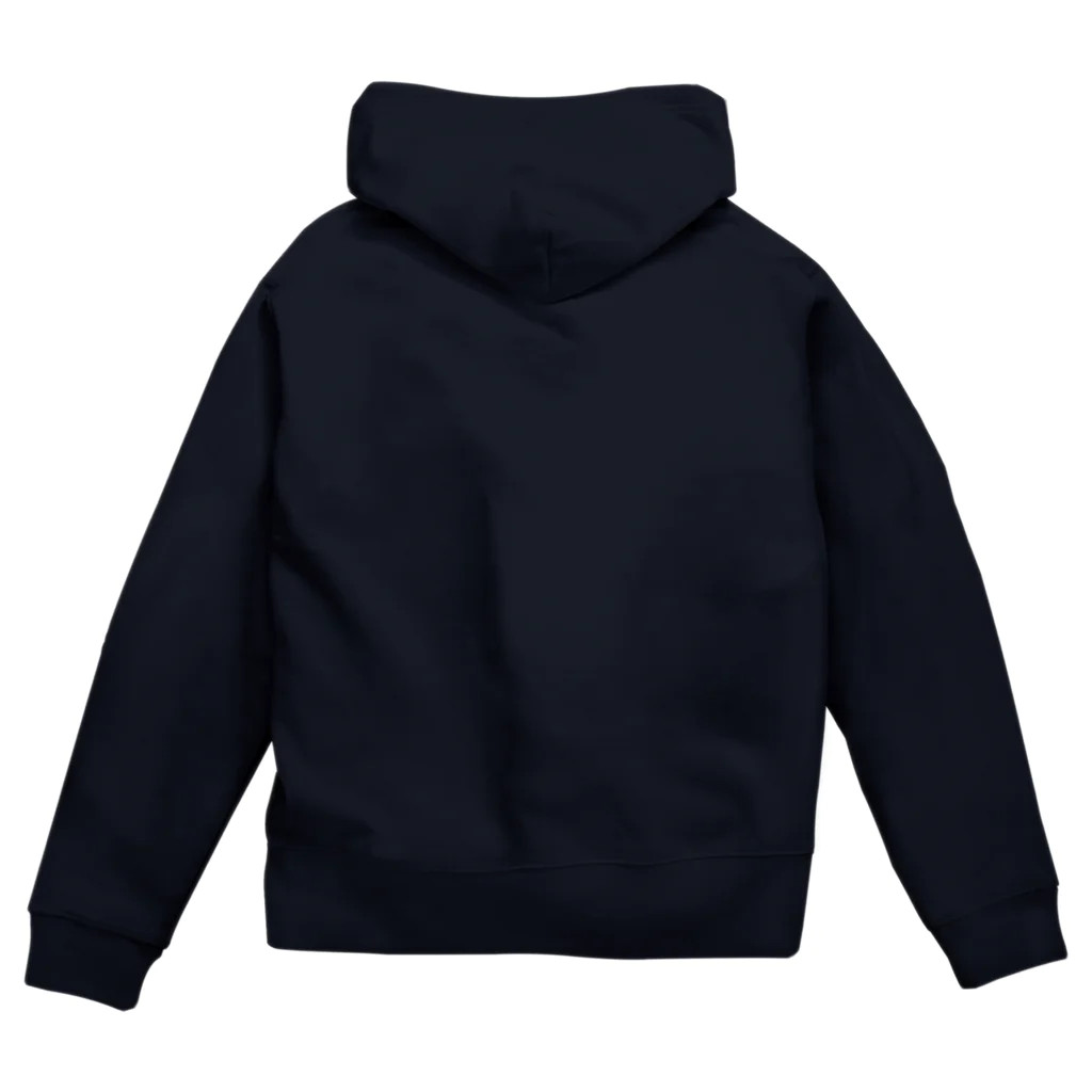 utitoconoのHipporaccowl（ヒポラカウル）白 Zip Hoodie