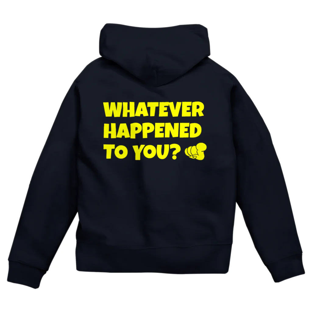 Bootleg BustersのWHATEVER HAPPENED TO YOU（黄） Zip Hoodie