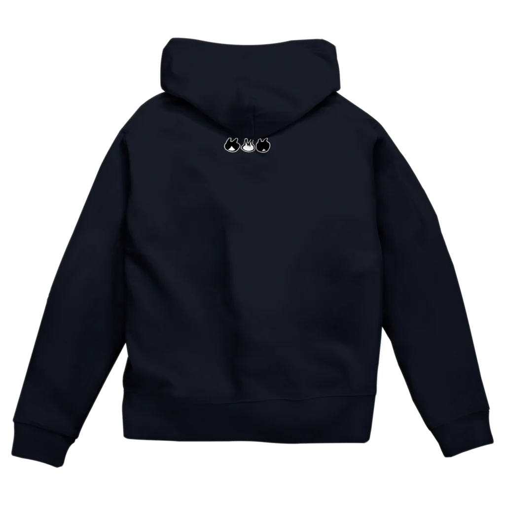 ハレルヤの黒猫とお魚 Zip Hoodie