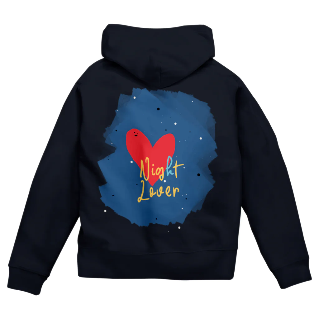 Niea999’s プチハッピー shopのNight lover - renew Zip Hoodie