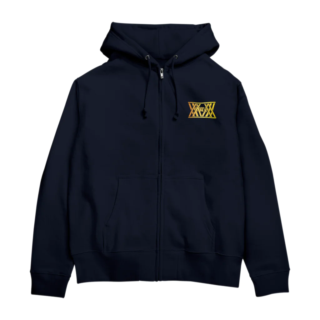 水曜日のgorillaとヨシノのD017 Zip Hoodie