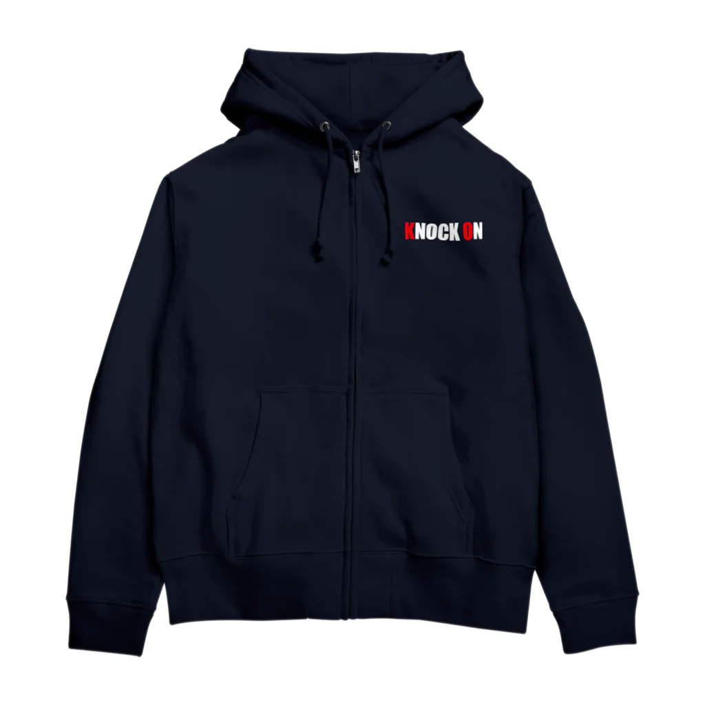 ラグビー　KUMAのラグビー　KNOCK ON 黒 Zip Hoodie