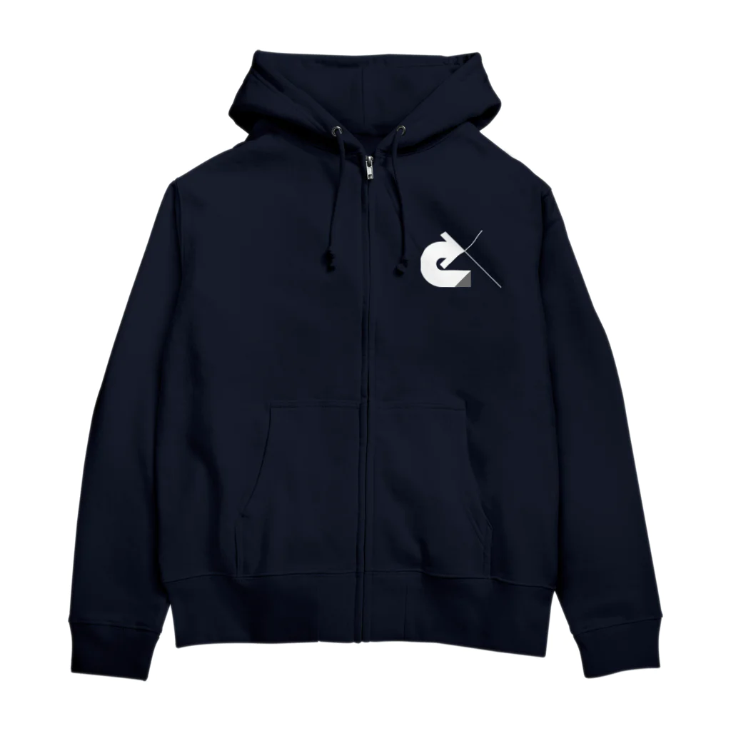 Customer eXperiences.のCX ロゴだけ Zip Hoodie