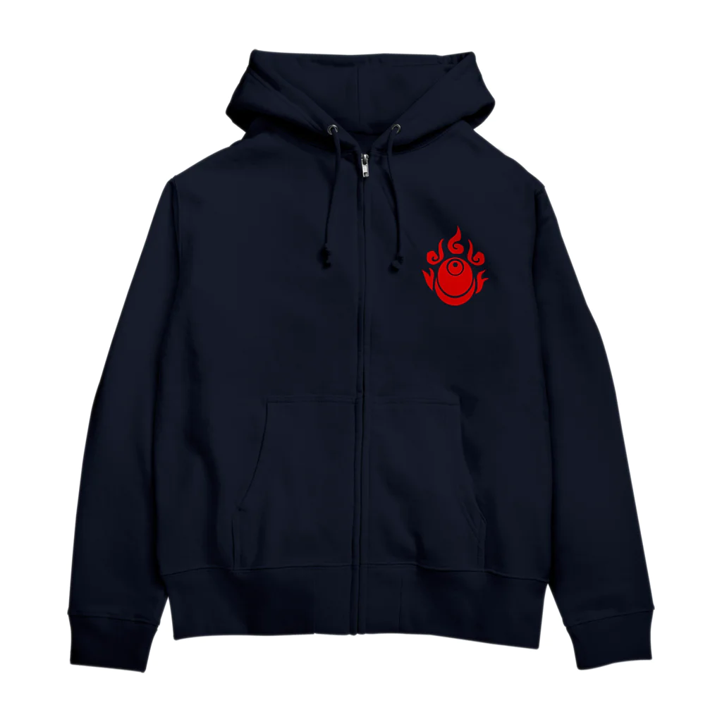 ドラネコ商会の狐　(oinarisan) Zip Hoodie