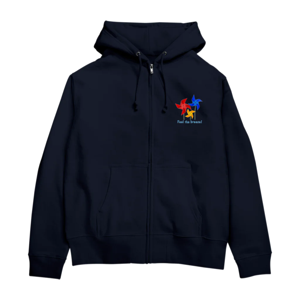 ekoeko ショップの風ぐるま Zip Hoodie