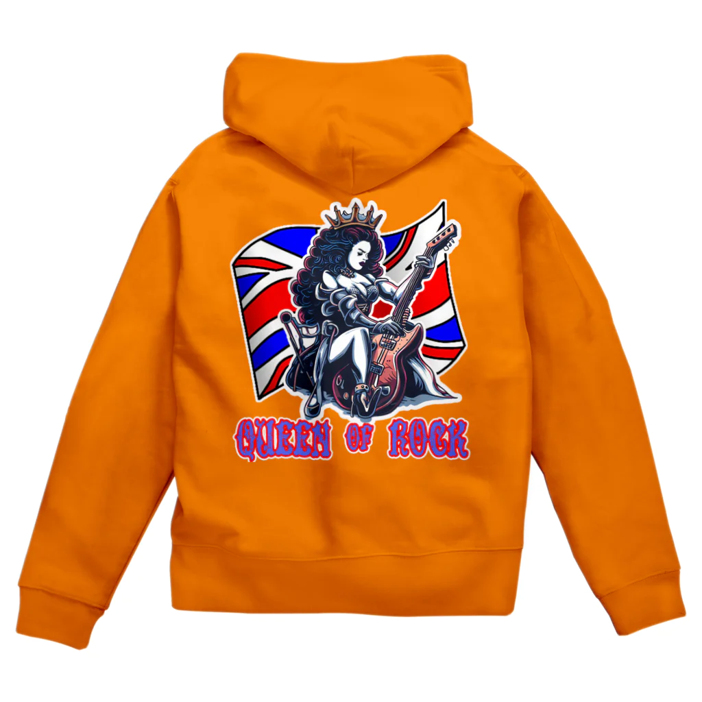 islandmoon13のQUEEN OF ROCK　ロックの女王様 Zip Hoodie