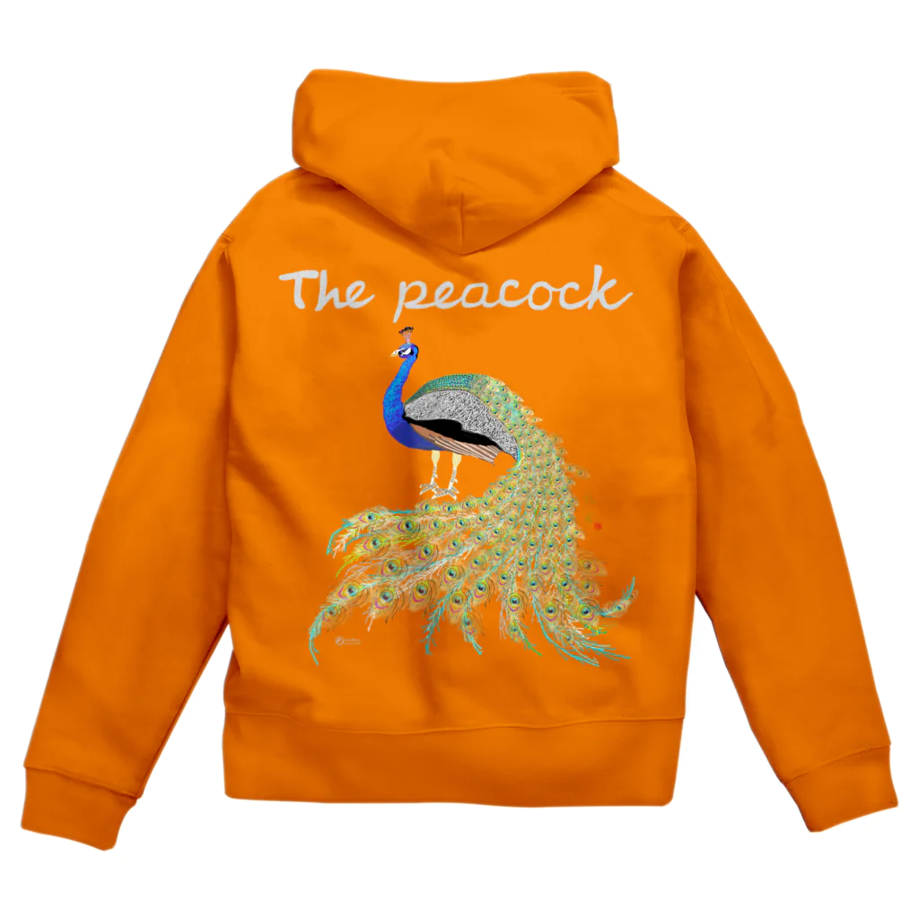 uwotomoのWP(1P+BP)【The peacock】 Zip Hoodie