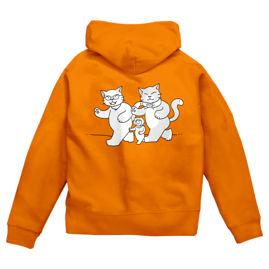 NEKOGETの散歩するにゃーん Zip Hoodie