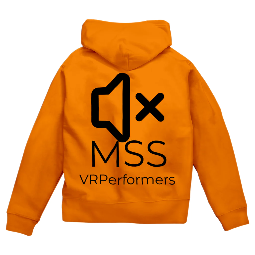 yoikami@VRPerformerのMSSアイテム（黒ロゴ） Zip Hoodie