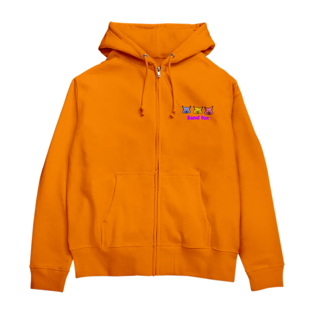 s*nowのスナギツネ Zip Hoodie