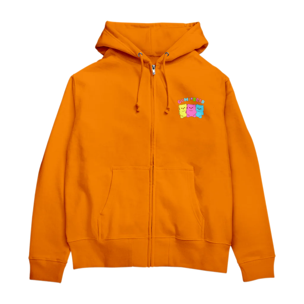 🌈ぽこ🌈のグミベア Zip Hoodie