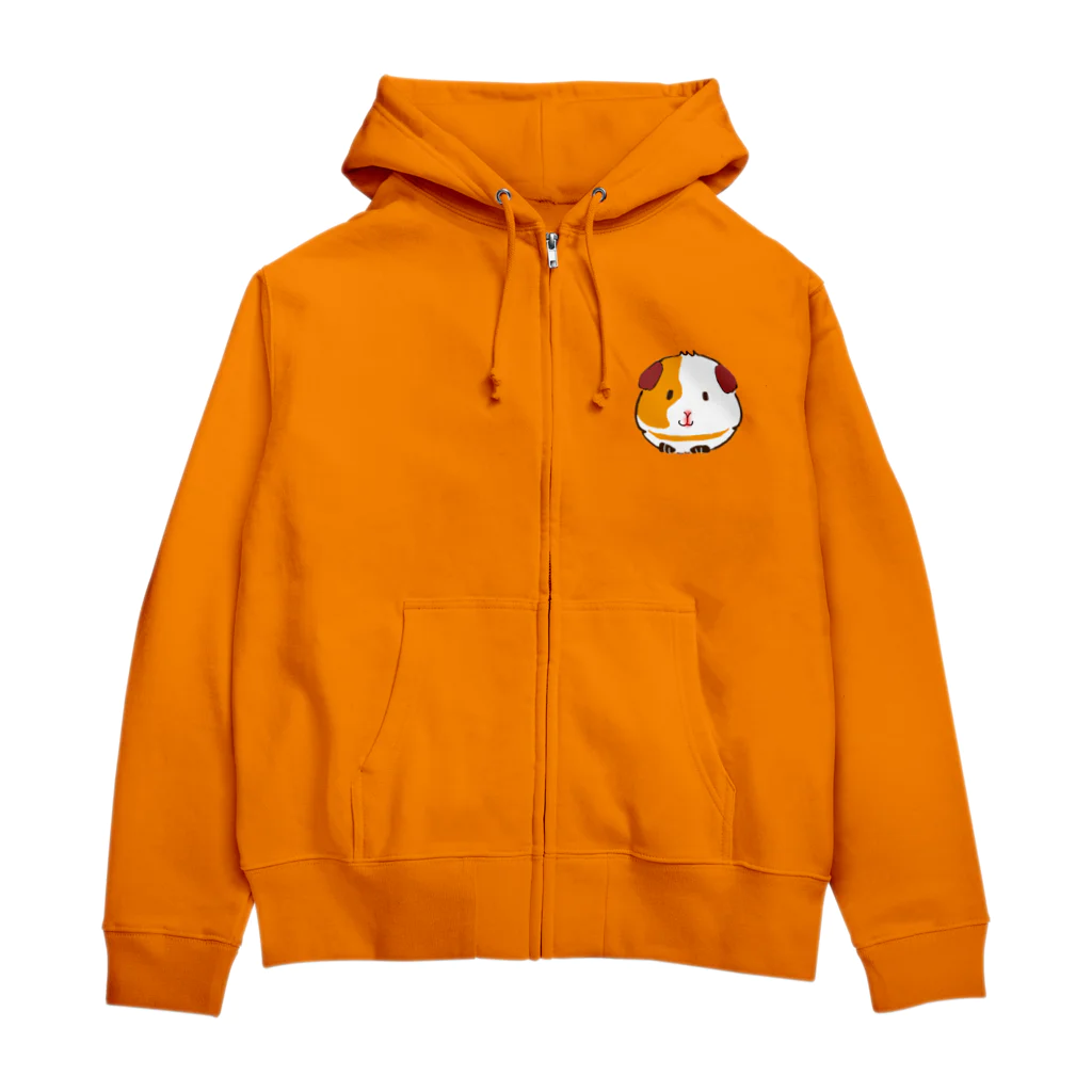 モルモットのミマモル隊のポンちゃん Zip Hoodie